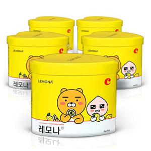 경남제약 레모나 산(비타민C) 2g 70포(하트캔) 5개