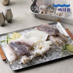 [바다원] 국내산 손질 갑오징어 150g x 8팩(갑 제거 전체 손질)