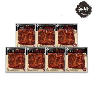 [올반]신세계푸드  오리 바짝 불고기 7팩 (고추장맛 200g x7팩 )