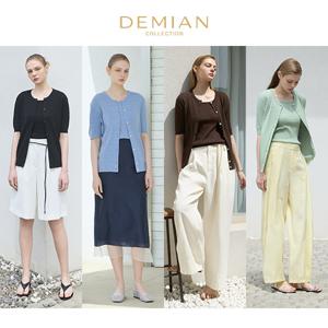 [데미안(DEMIAN)] 26PRE-FALL 아뜰리에 포인텔 어텀 가디건 4종세트(가디건2종+니트탑2종)