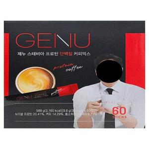 제누 스테비아 단백질 커피믹스 9.8g 60포(LC)
