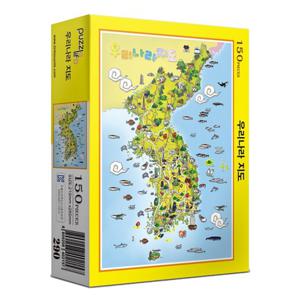 직소퍼즐 풍경 명화 우리나라지도 150피스 PL290