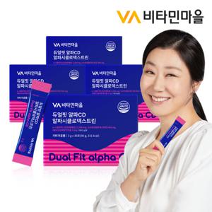 [총120포]비타민마을 듀얼핏 알파CD 알파시클로덱스트린 30포 x 4박스