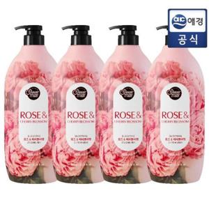 샤워메이트 바디워시 블루밍 900g 용기 4개 3종 택1