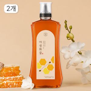 청년벌집 야생화꿀 1kg x 2개 천연벌꿀 자연벌꿀 토종꿀