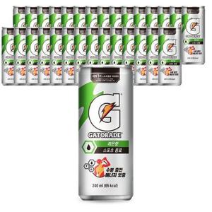 롯데 게토레이 레몬 240ml X 30캔 이온음료 스포츠 캔음료