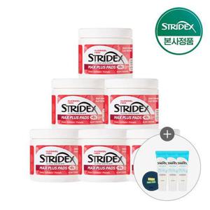 스트라이덱스 맥스플러스 여드름패드 55매x6개(+패드케이스+ 폼클렌저50ml 3개)