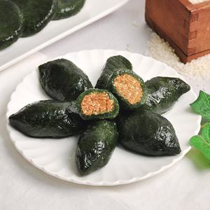 [푸르젠 모시송편] 영광 모싯잎 생송편 5봉/봉당10개 (참깨)