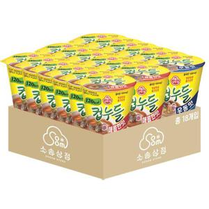 오뚜기 컵누들 혼합 18개 (매콤+우동 각 9개)