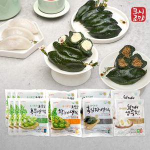 영광모시잎 생떡 12봉 세트(동부60개+참깨20개+흑임자20개+흰깨생송편20개)