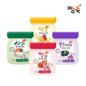[짱죽]유산균 함유 요거트큐브-16g 4가지 맛