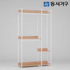 [최저가도전] 동서가구 몬티아 철제 시스템 셀프 드레스룸/1200 행거 DF643454