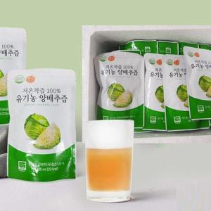 갤러리아_[함평천지] 저온착즙 유기농 양배추즙(100ml x 30포) x 2박스