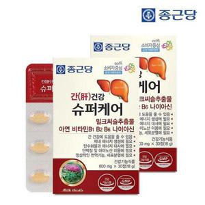 갤러리아_종근당 간건강 슈퍼케어 600mgX30정 2세트 (2개월분)
