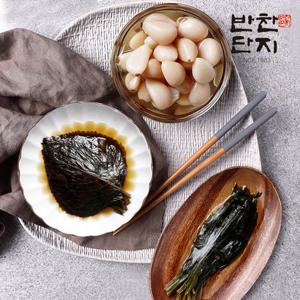 [반찬단지] 명이나물1Kg+알마늘1Kg+간장깻잎1Kg
