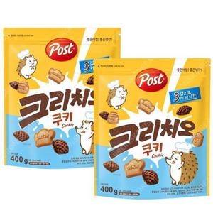 [포스트]포스트 크리치오 쿠키 400g X 2개 시리얼 초코맛 (32965999)