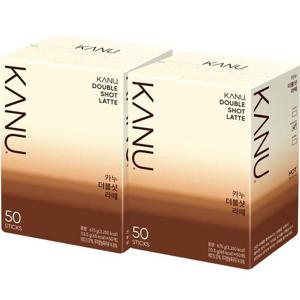 맥심 카누 더블샷라떼 50T x 2개_