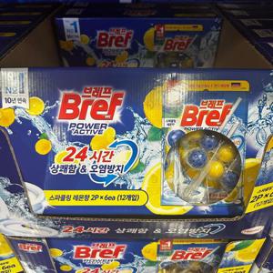 브레프 변기 세정볼 50g x 12개 WFHYSU2