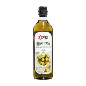 백설 압착 올리브유 900ml