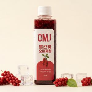 시골내음 빨간빛 오미자청 300ml