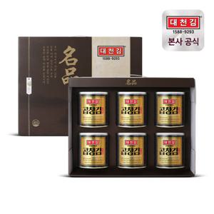 [대천김] 명품 곱창캔김 선물세트 30g × 6캔