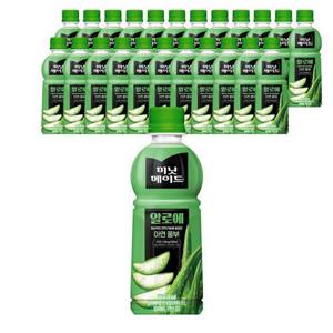 [미닛메이드]코카콜라 미닛메이드 알로에 350ml X 24PET 과일주스 음료 (11844860)