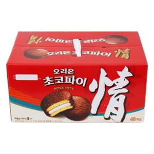오리온 초코파이 대용량 간식 48개입 1872g 1박스