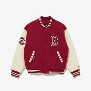 갤러리아_뉴에라 MLB 보스턴 레드삭스 패치드 바시티 재킷 레드(14742028)