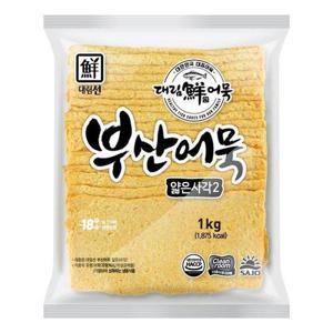 [셀러허브 식품]사조 대림선 부산어묵 얇은사각 1kg