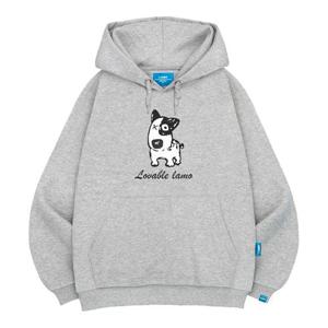엘라모 기모H 러버블도그 후드티 남녀공용 빅사이즈 M~4XL