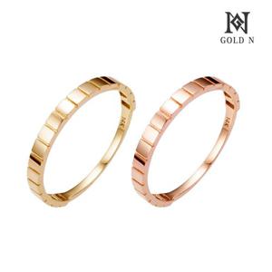 골드앤 18K 스트레이트 반지
