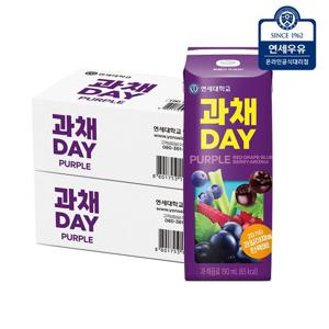 연세우유 과채데이 퍼플 190ml 48팩
