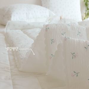 은남침구 먼지없는 냉감이불 부드럽고 시원한 여름 쿨링 차렵이불 냉감과리플 루(슈퍼싱글이불)SS