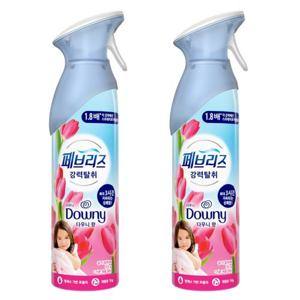 페브리즈 에어 공기탈취제 165g 다우니향x2개 스프레이타입 쾌적한 실내
