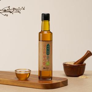 [100% 국내산] 매헌 고소한 참기름 참깨 냉압착 참기름 250ml