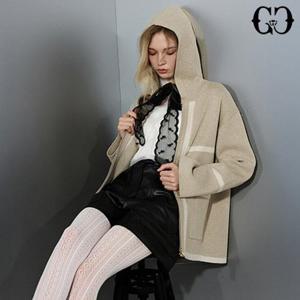 26SS GGPX 봄 컬러블럭 후디 케이프 1종 GX261F0101JK