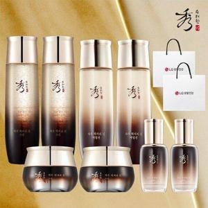 [수려한][수려한]자우 럭셔리 진 기초 더블더블 기획 세트(스킨2로션2엠플2크림2)_671846