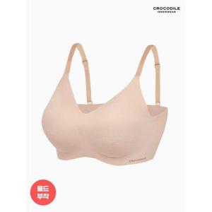 [크로커다일 이너웨어]라이크라 쉘론 데일리 몰드부착 스트랩 브라 1종 CDWBR5O09T