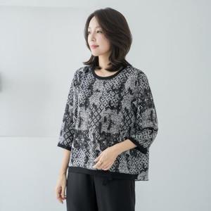 엄마옷 마담4060 루비나염티셔츠 -QTE2604050-