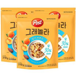 포스트 그래놀라 살구 아몬드 310g x 3개