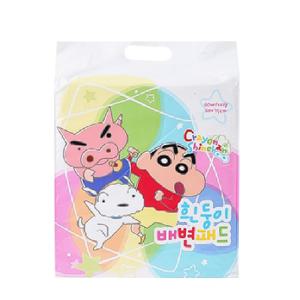 짱구는 못말려 고흡수 천연펄프 강아지 배변패드 대형 60매 (60x70cm)
