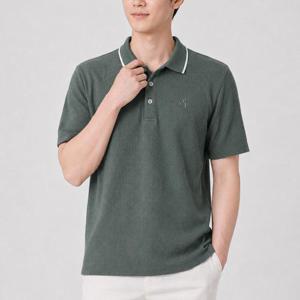 [김영주 스포츠]김영주골프 남성 프라임 리플 카라 반팔 KRMT65022 여름 지지미 스판 데일리 골프 여행