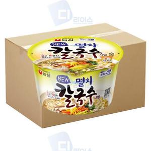 농심 멸치칼국수 75g 16개 컵라면 건면 용기면 사발 간식