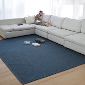 슬로멜리 먼지없는 사계절 워셔블 사이잘룩 헤링본 사각 러그 150cm x 200cm