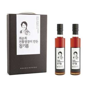 [승인식품/명절 선물] Since 1984 최순희 명인의 참기름 선물세트(300mlx2병)