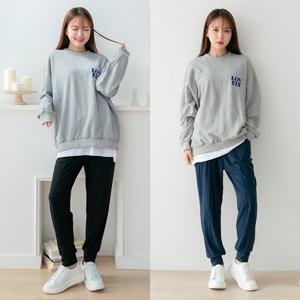 피치기모 여성 심플 찰랑할렘 팬츠 2종 택1