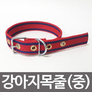 강아지목줄 강아지 목줄 중 나일론 개목줄 개목걸이 개줄 애견줄 강아지산책줄