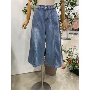 갤러리아_[레코브]9부 절개 와이드 데님팬츠 (LC41F6DP010X)