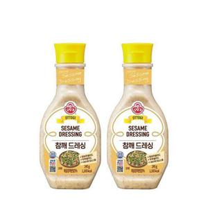 [오뚜기]오뚜기 참깨 드레싱 245g 2개 소스 요리 샐러드 고소한소스 (15923804)