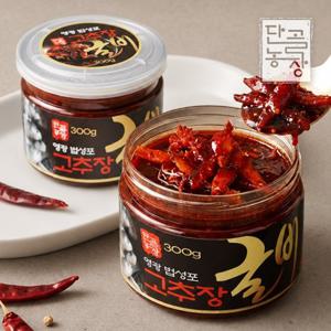 단골농장 영광 법성포 고추장굴비 300g×2개 전통 수제 굴비장아찌